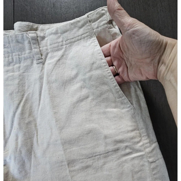 Geoffrey Beene Men's Linen Blend Chino 5 Pocket Walking Shorts Sz 36 10" Inseam - Picture 4 of 9